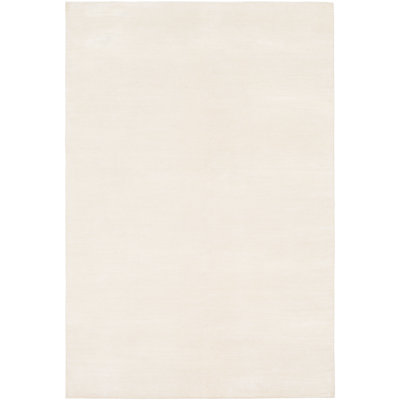 Tapis crème noué à la main Vespera