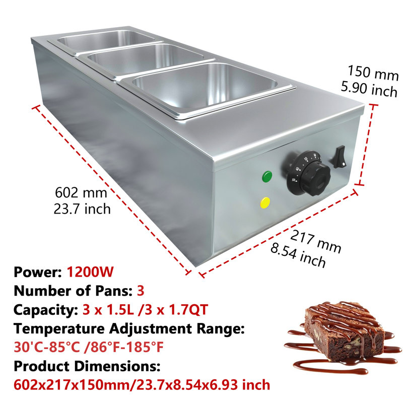 Machine à tremper le chocolat, creuset à chocolat avec couvercle et limiteur de température, creuset à chocolat électrique pour café au lait