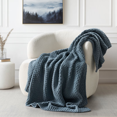 Chunky Chenille Weighted Throw Blanket
