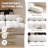 Vusal 70'' Upholstered Loveseat, Modular Sectioanl Sofa, Soft Floor Couch for Living Room-1547532432