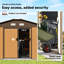 11 ft. W x 13 ft. D Metal Garden Shed-193380331