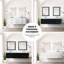 Meuble-lavabo blanc en acrylique avec comptoir de 18 po Miroir, l 24 po x P, fermeture en douceur