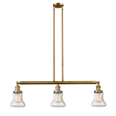 3 - Light Kitchen Island Linear Pendant
