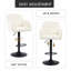 Adjustable Bar Stools with Armrests and Matte Base for Kitchen Island-118347677