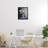 Subtle Hydrangeas in Vase Floating Frame, design by Arlington Prints-289235955-289235954