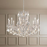 Sophia 12 Light 39in x 33in Chandelier in Heirloom Bronze with Clear Heritage Handcut Crystals