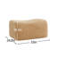 Repose-pieds en tissu brun clair-890911797