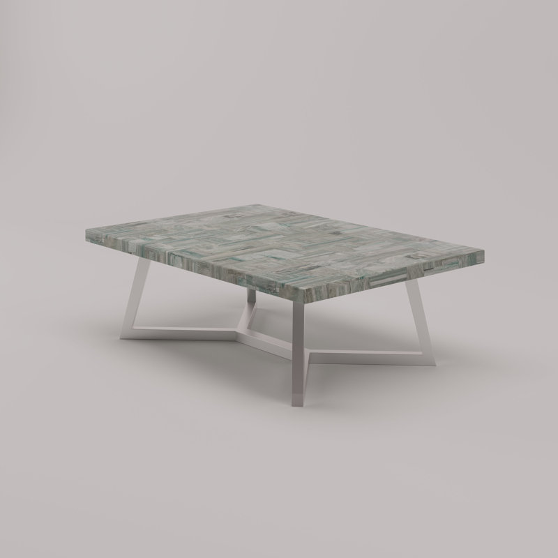 Inclinaison Coffee Table, Green Quartz