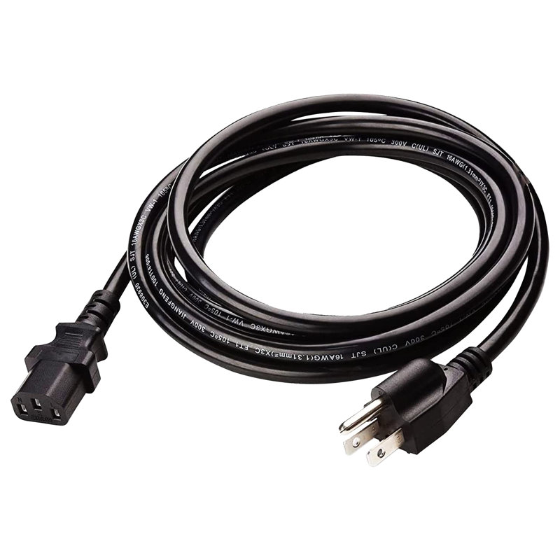 5 Core 3 Prong Extension Power Cord 10 Feet Three Prong D Heavy Duty Plug Extender Cable