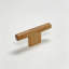 Lacquered Oak Wood "Join" T-Knob in 3-1/8" Length