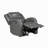 Modern Living Room Furniture 1Pc Power Reclining Chair Faux Leather Upholstery Plush Seating Solid Wood Frame-462936950