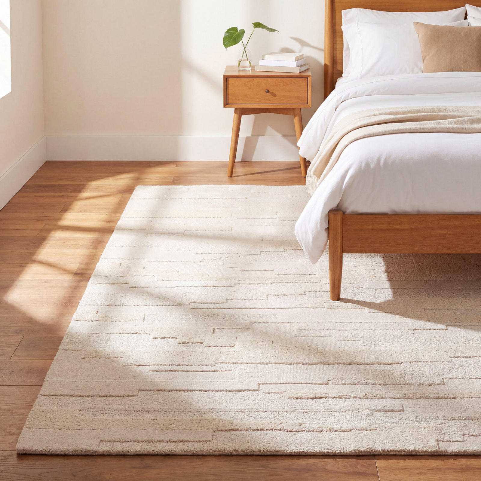 Hand-Tufted Geometric Accent Rug, Rectangle 8' x 10'