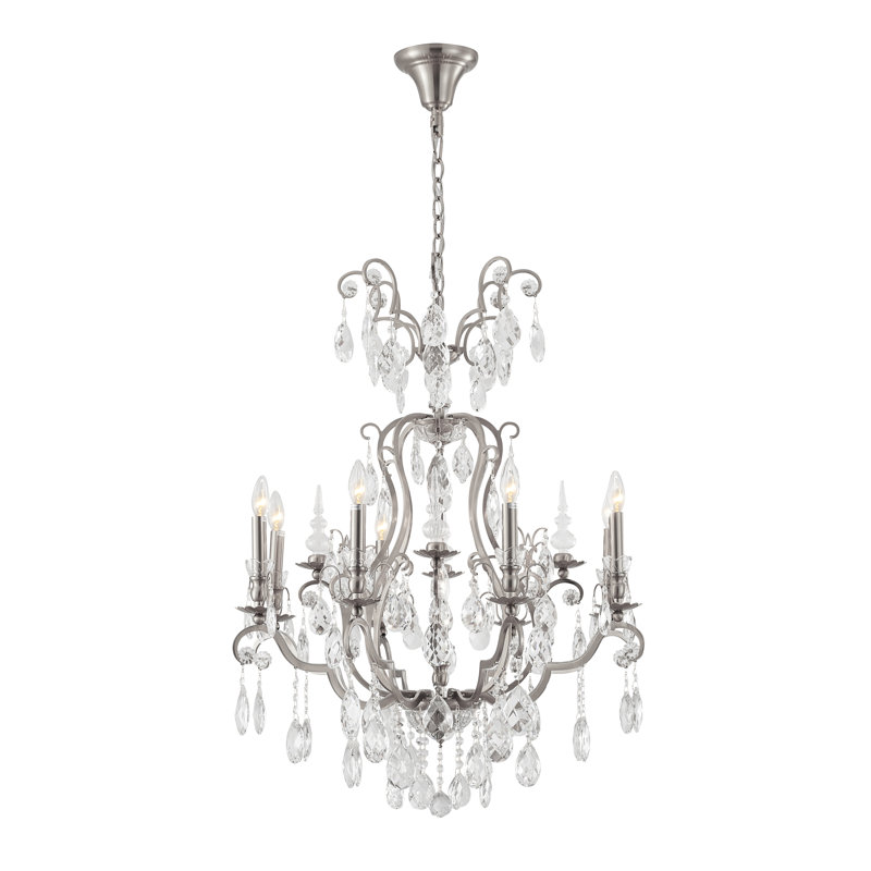 Lustre en cristal 9 lumières Traditional 
