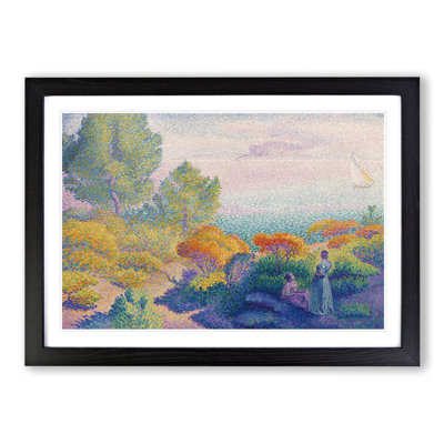 Two Women by Henri-Edmond Cross - Framed Print