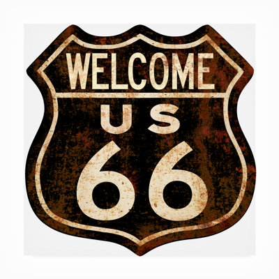 Décoration murale d'extérieur Arceli Route 66