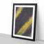 Stripes of Yellow in Abstract - Picture Frame Graphic Art Print-55730138-55730144