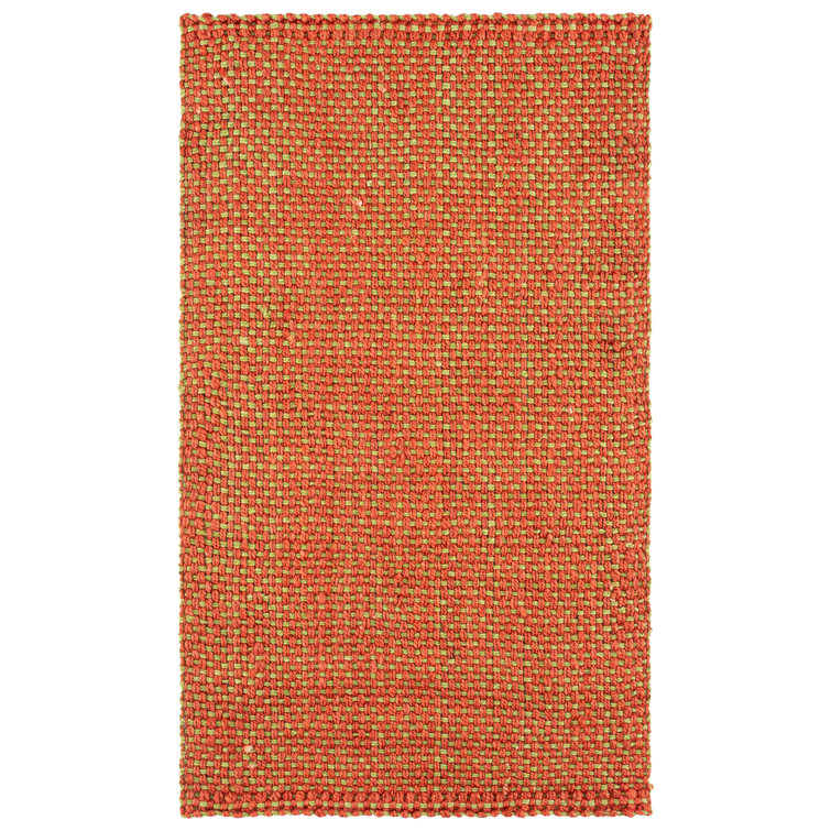 Stantonsburg Abstract Jute/Sisal Rust/Natural Area Rug