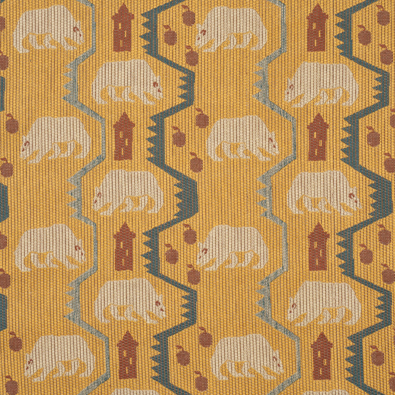 Bear Brigade Fabric, Yellow