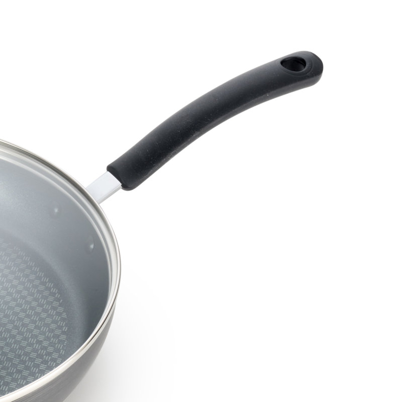 T-fal 10-Inch Black Aluminum Non-Stick Fry Pan with Lid