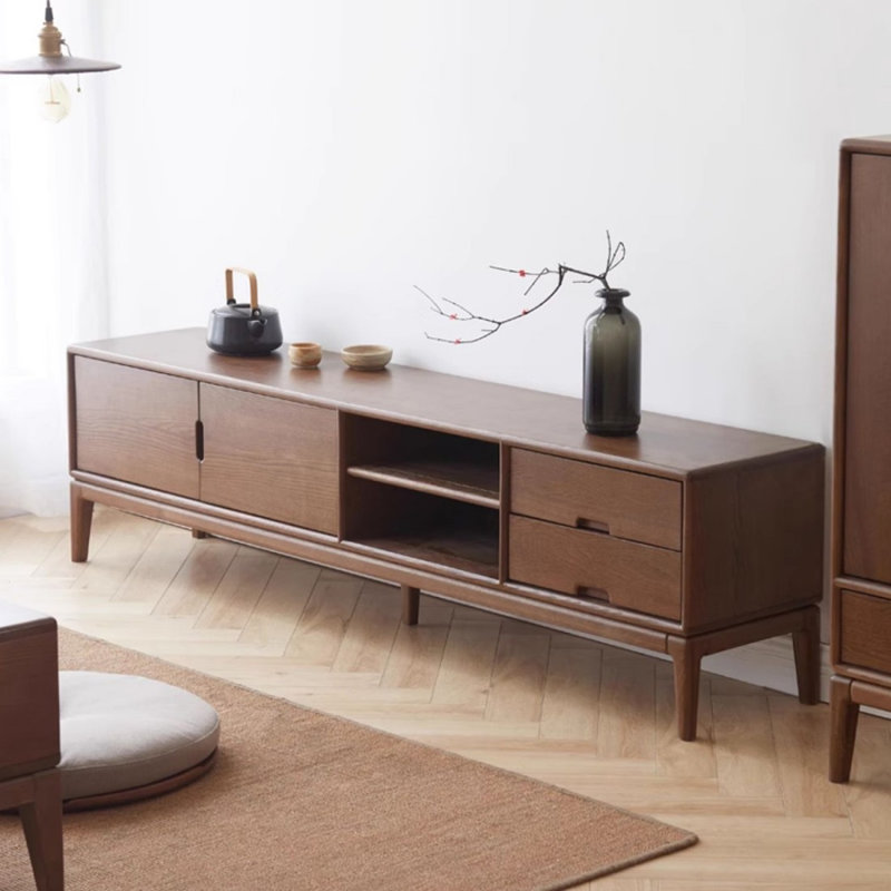 Meuble télé Modern, H 18,5 po x L 13,78 po x l 86,61 po