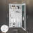 Recessed Or Surface Mount Frameless Medicine Cabinet With Mirror