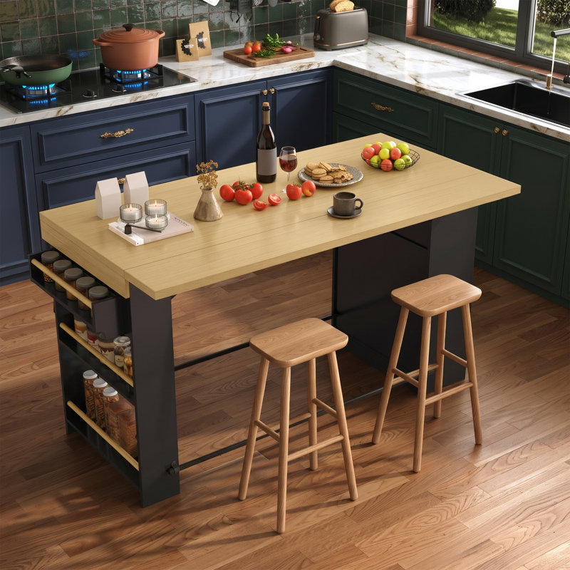 Table de bar 59 po Farmhouse, White