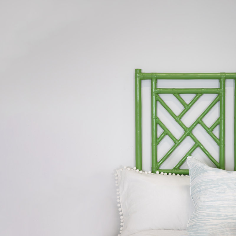 Lit standard Chippendale, Très grand, Vert vif