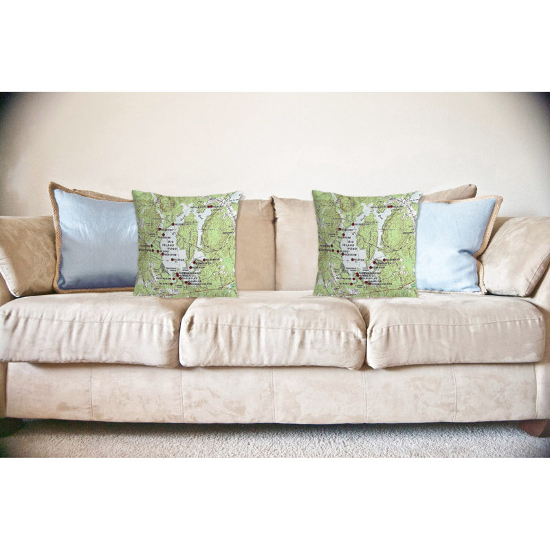 Coussin décoratif intérieur/extérieur sans cordons pour big island pond