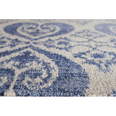Tapis bleu
