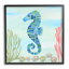 «Mosaic Seahorse Clam Seashells Ocean Floor Reef» par Katie Doucette - Peinture