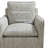 Kandyn 29.7" W Modern Soft Stripe Upholstered Swivel Barrel Chair with Removable Cushion-1337633465