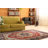 Red Hand Knotted Wool Area Rug-90622869