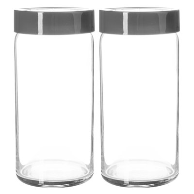 Novo Glass Jar - Set of 2
