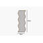 Wavy Wall Mounted Accent Mirror-95436736
