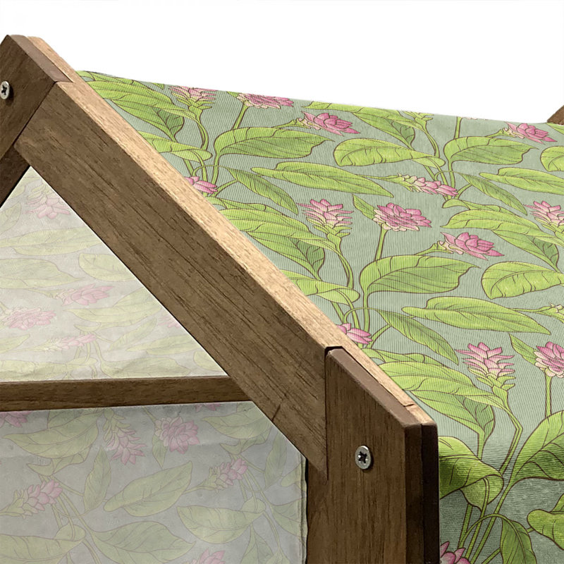 Niche pour chien en bois, H 22,44 po x l 23,62 po x P 17,72 po
