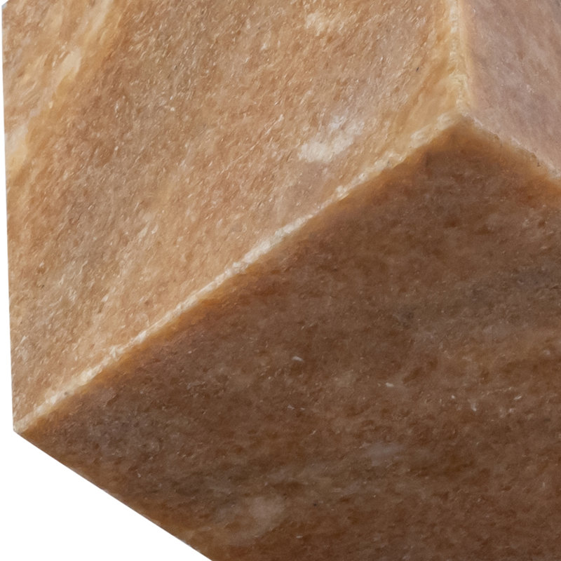 Block Block - Figurines et sculptures abstraites en marbre, Rose