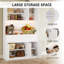 Armoire de cuisine 71 "avec lumières à DEL et prises de courant-578490556