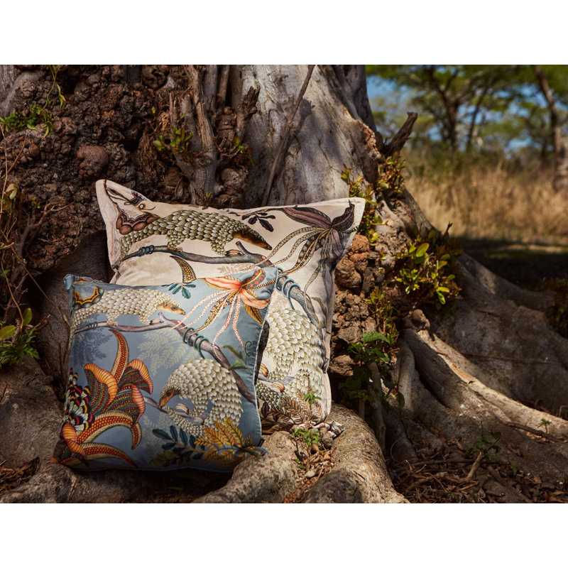 Ardmore Pillow, Blue, 16" x 16"