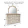 Commode double 7 tiroirs avec miroir Eridani
