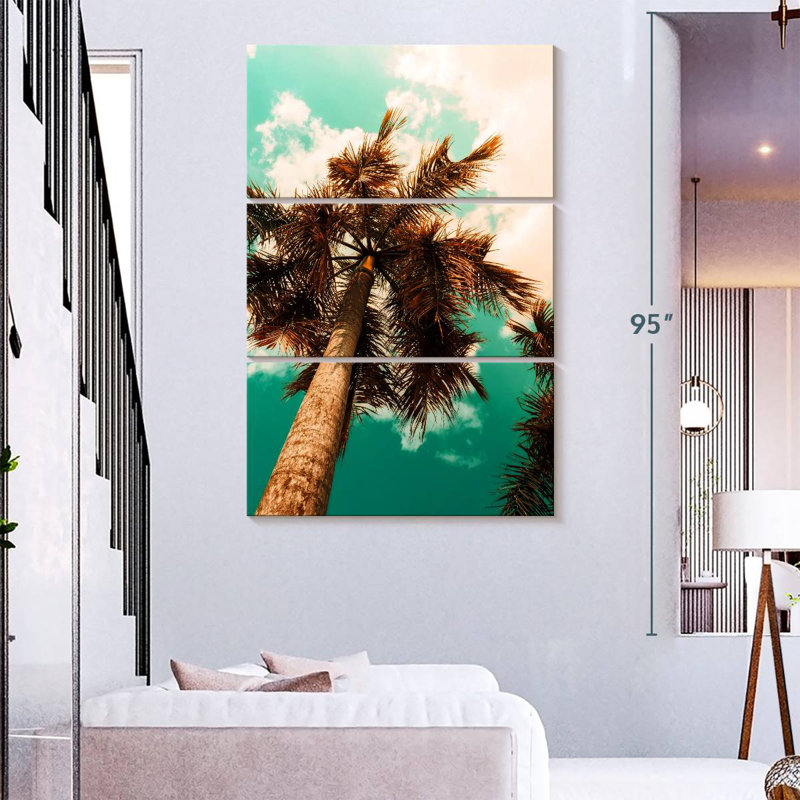 Harnek Retro Pop Palm Tree, 74" H x 48" W