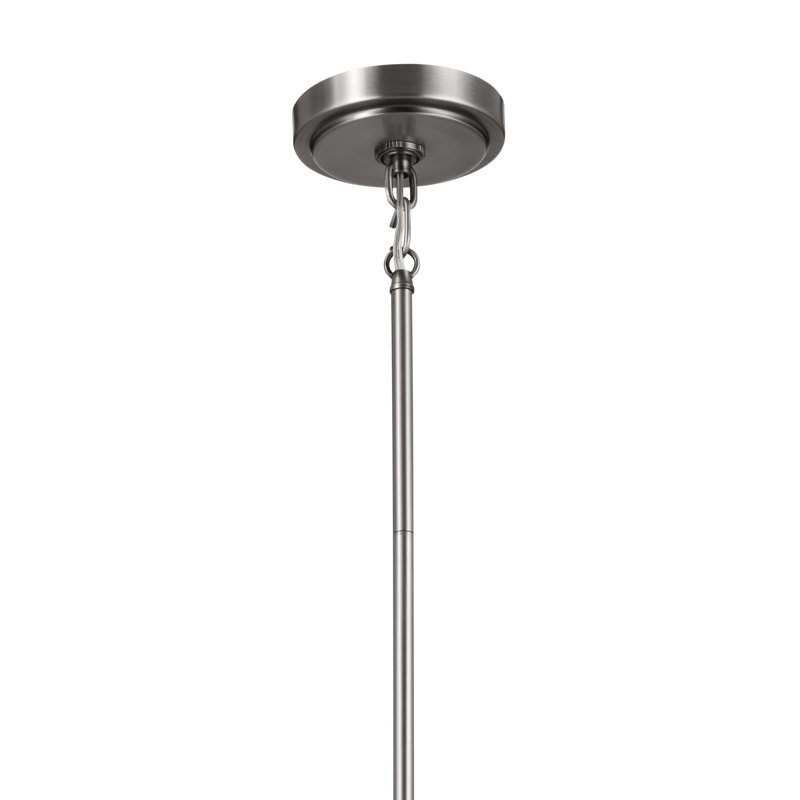 Vetivene 6 - Light Dimmable Classic / Traditional Chandelier, Classic Pewter