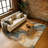 Premium Machine Washable Farolt AMF1907 Abstract Rug-101606807