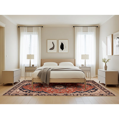 Tapis brun lavable à la machine