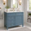 Meuble-lavabo simple 36 po avec lavabo 36 po, 2 tiroirs, tiroir escamotable et rangement pour porte-1517975363-1527623440