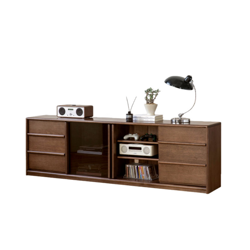 Simple Solid Wood TV Cabinet