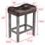 Ensemble de table de salle à manger, de bar et de chaises, ensemble de table de salle à manger 5 pièces, ensemble de table de petit déjeuner industriel, pour le salon, la salle à manger, la salle de jeux