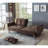 75.6'' Convertible Velvet Sofabed Sleeper Futon With 2 Pillows-966752213