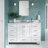 Flynt 55'' Single Bathroom Vanity with Carrara Marble Top-64627191-64627192