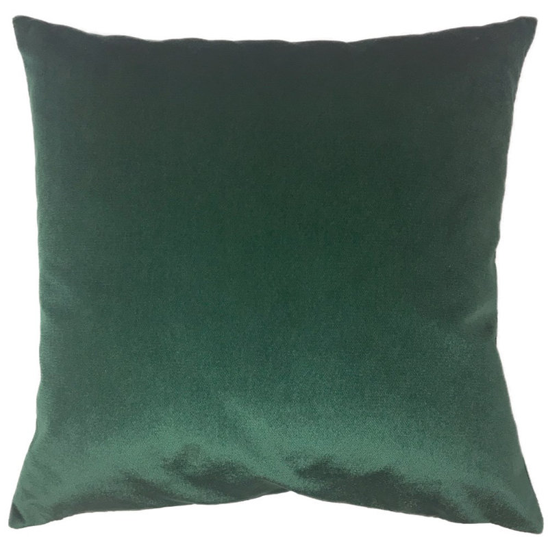 Housse de coussin carré et insert, Émeraude