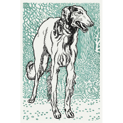 «Collegeville Jung's Dogs I On Canvas» par Moriz Jung, reproduction
